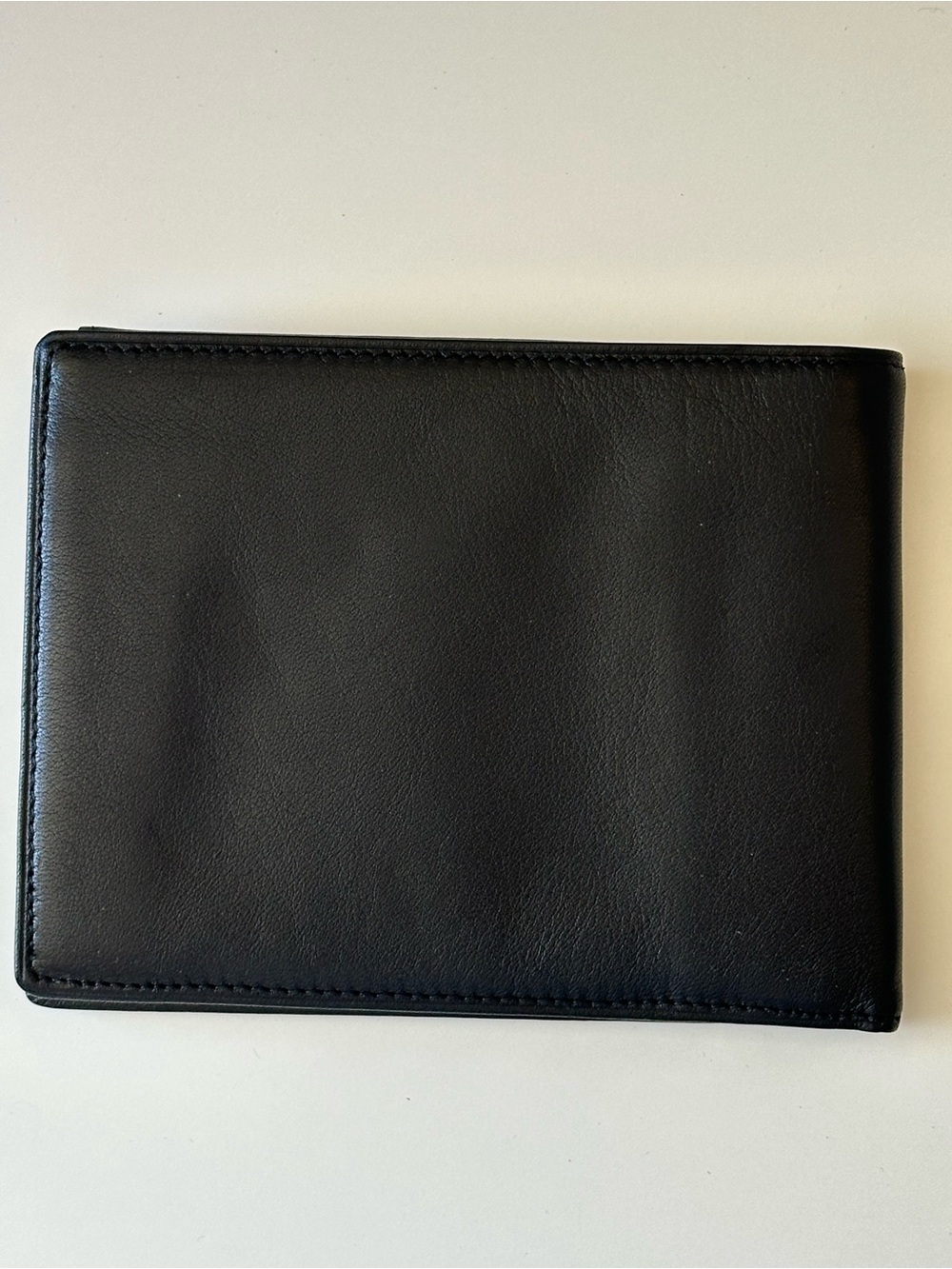 Versace Leather Bifold Wallet Logo Studs Stud Pattern Black Silver - Picture 4 of 9